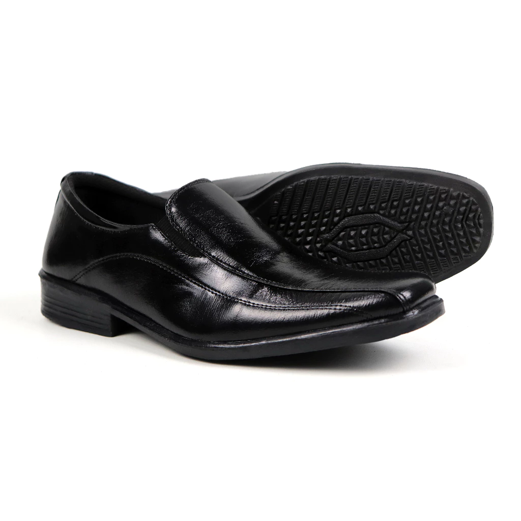Silom Sepatu Pantofel Pria Slop Blackfor